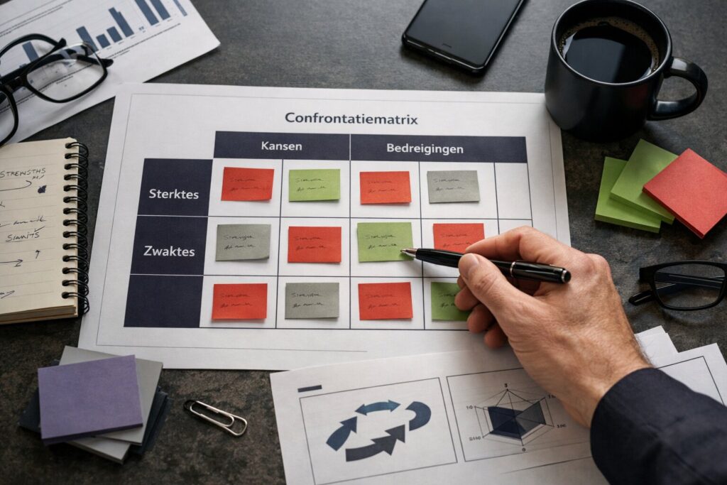 De confrontatiematrix als hulpmiddel voor scherpe strategische keuzes