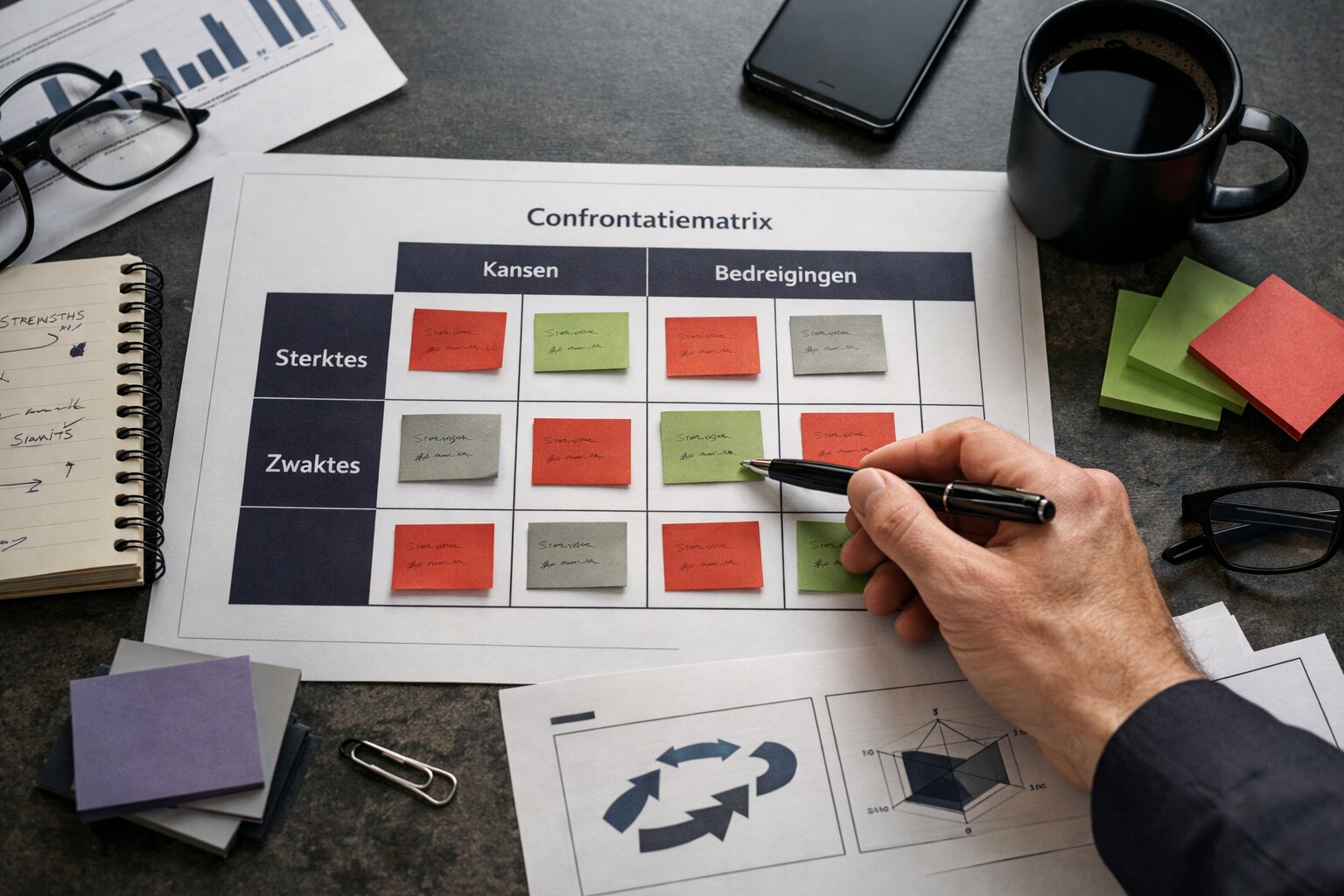 confrontatiematrix uitleg, confrontatiematrix
