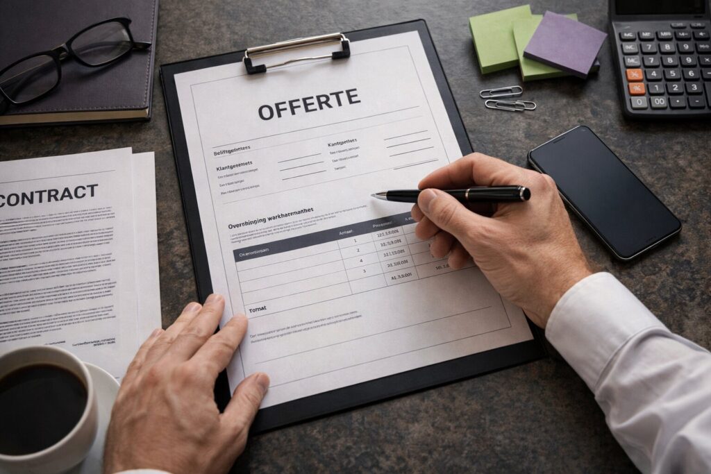 Wat er in een offerte moet staan om duidelijkheid en vertrouwen te creëren