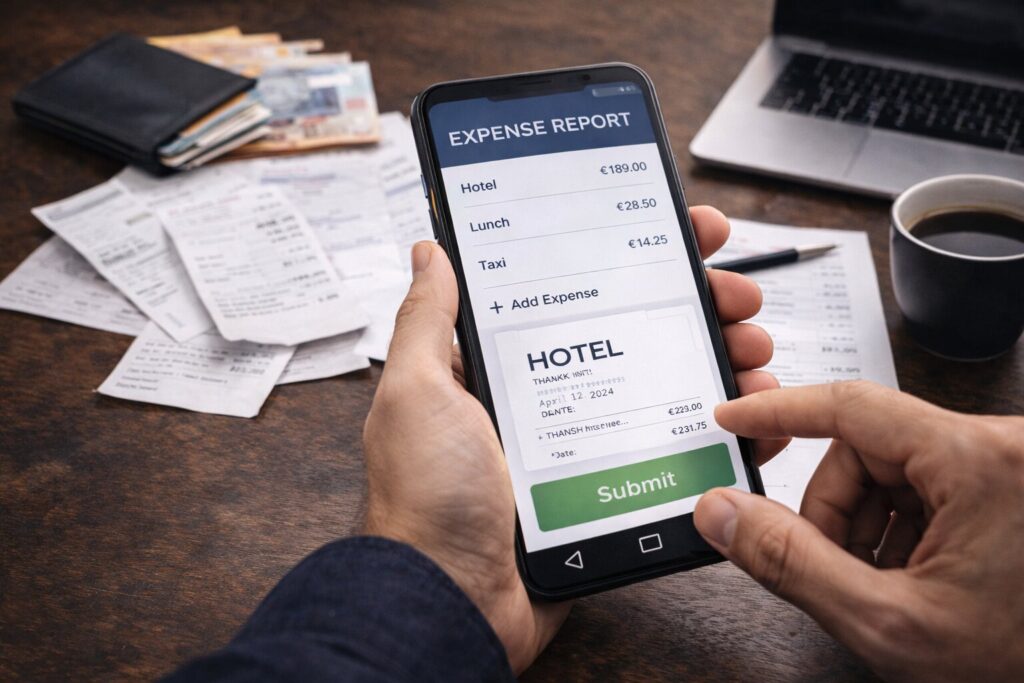 onkosten declaratie app, onkosten, declaratie